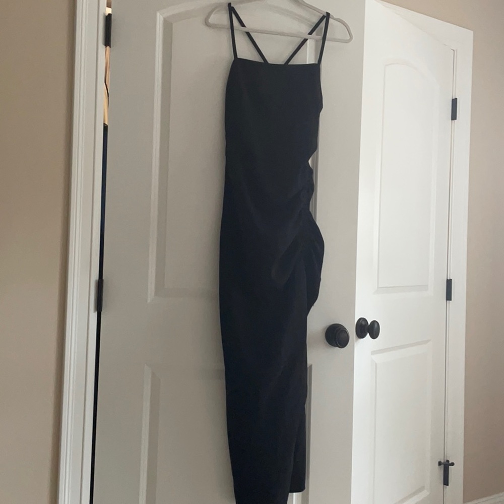 New Zara Side Slit touched dress